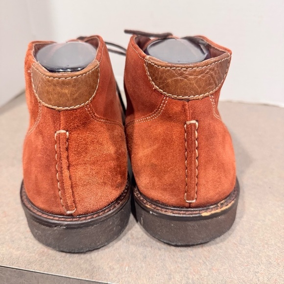 Johnston & Murphy Men’s Copeland Suede Rust Orange Size 9 Chukka Boots main image 7